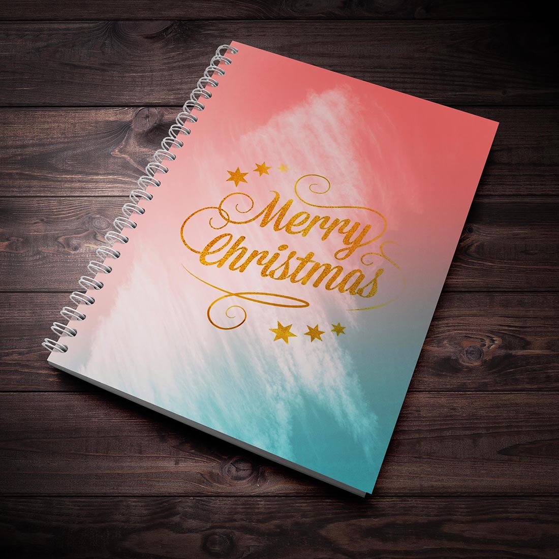 Customized Notebook – Merry Christmas – Inked It Now